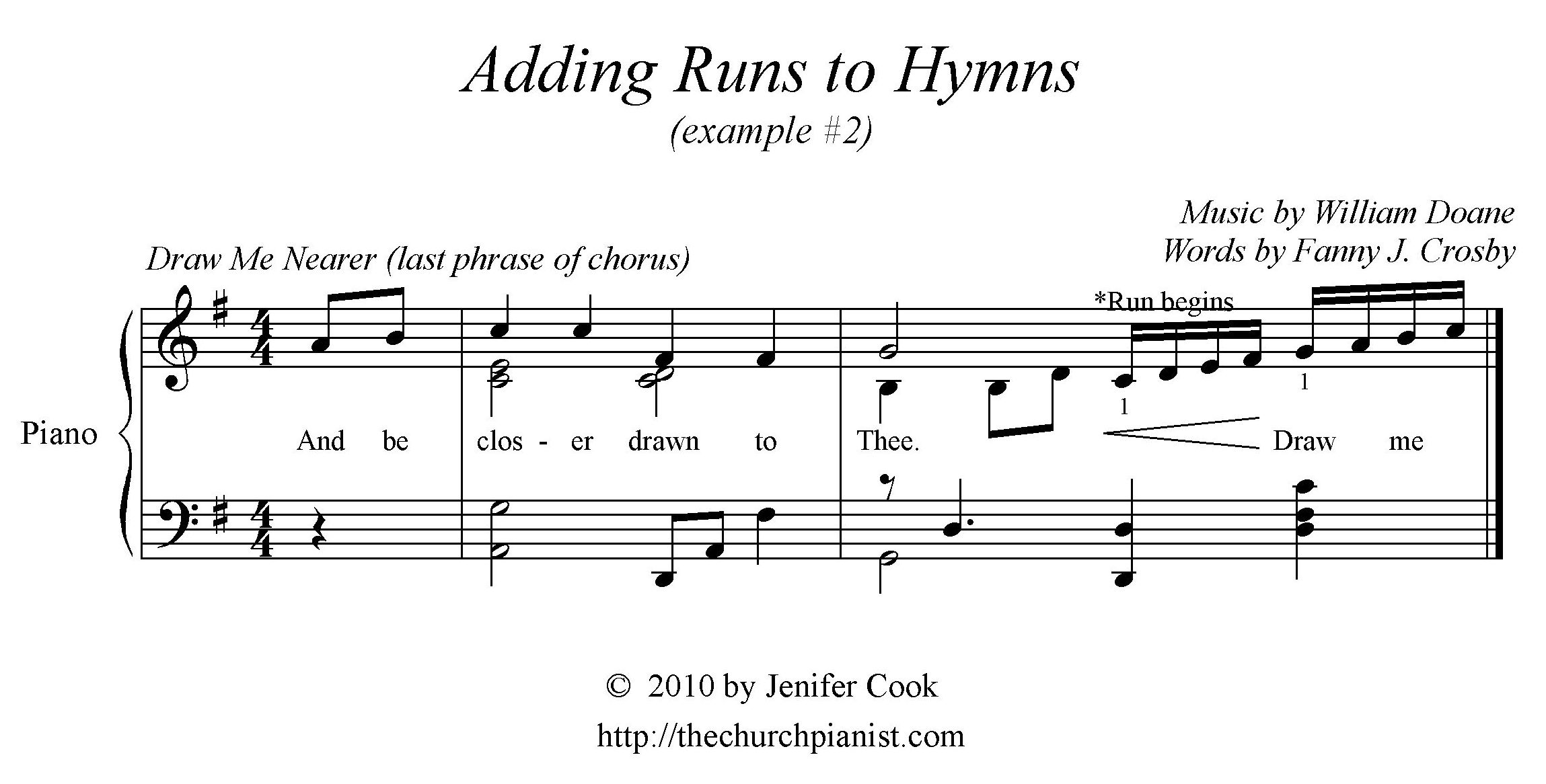 The Church Pianist Blog Archive The Church Pianist Adding Runs To 