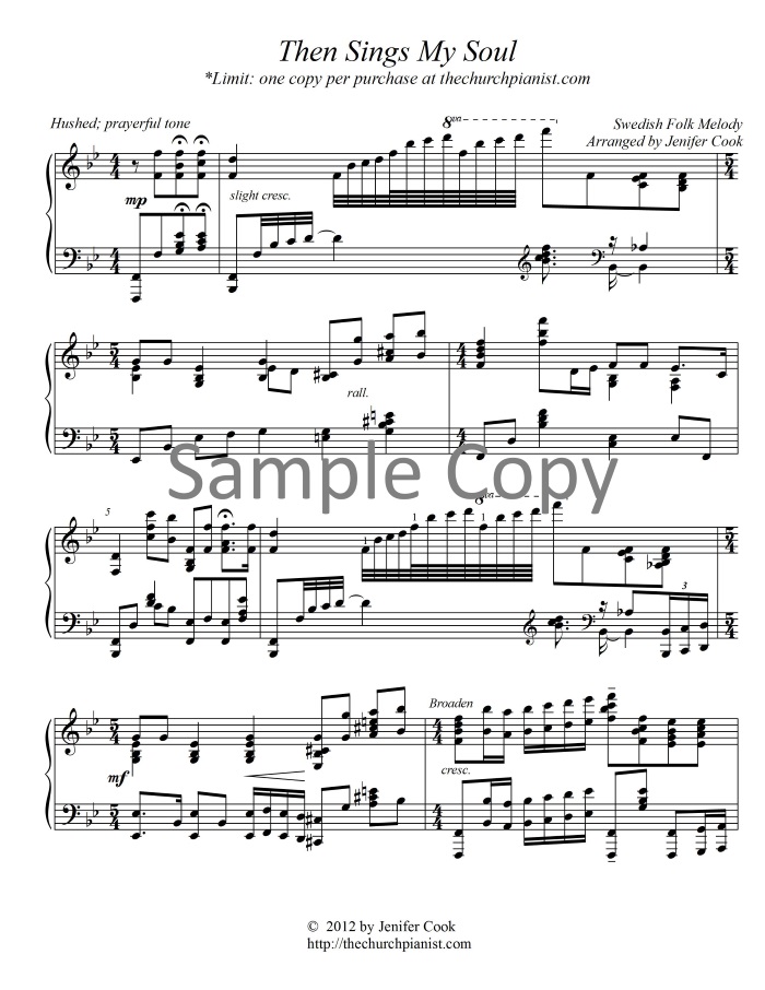 Free Choir Sheet Music - How Great Thou Art