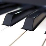 Closeup  Piano Keys