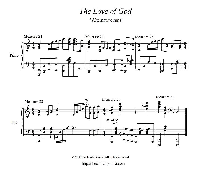 The-Love-of-God-alternative-runs