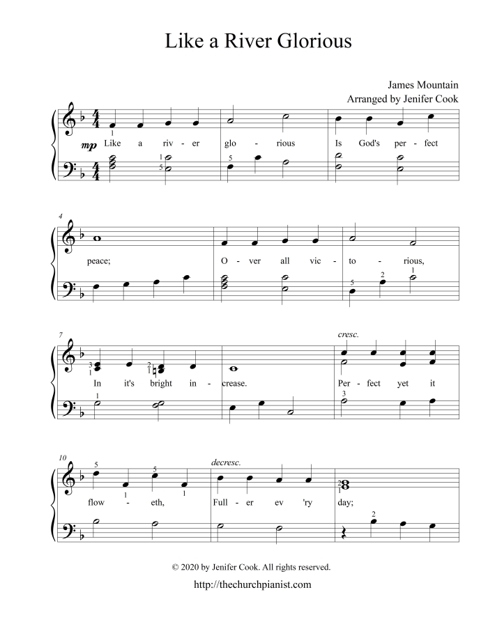 The Church Pianist » Elementary Piano Solos